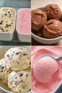 Sorvete com Apenas 3 Ingredientes pronto para servir