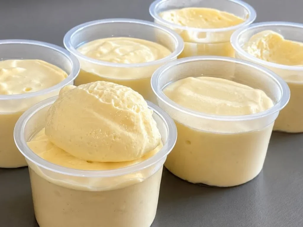 Sorvete de abacaxi super cremoso batido no liquidificador