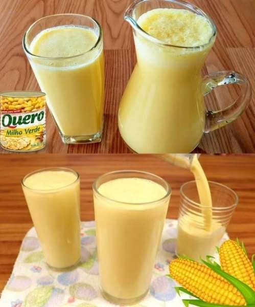 Suco de Milho Cremoso com 3 Ingredientes