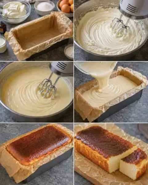 Torta Basca de Queijo Cremosa