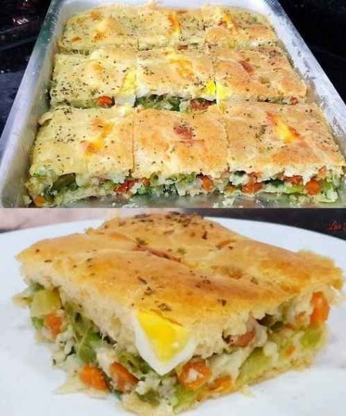 Torta de Legumes de Liquidificador Fofinha