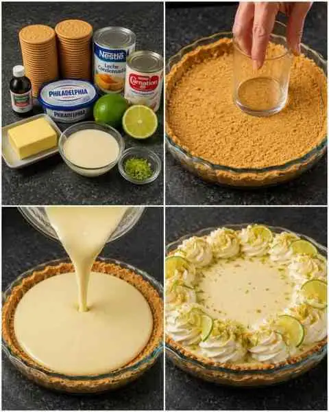 Torta Gelada de Limão com Biscoito Maria