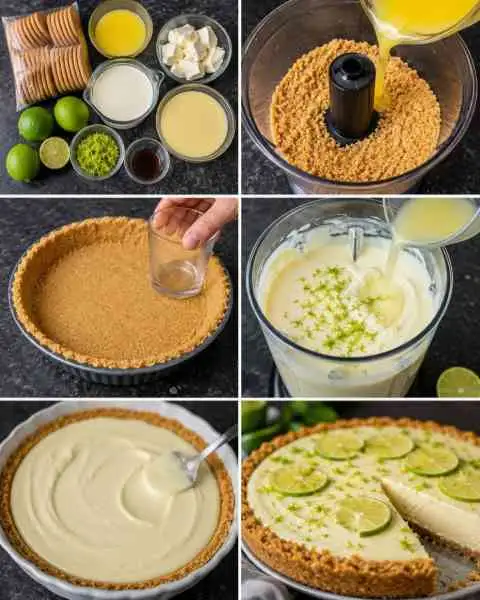 Torta Gelada de Limão sem Forno