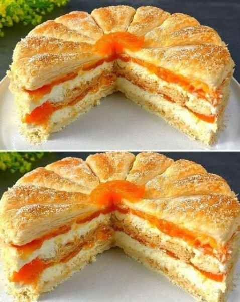 Torta Princesa Isabel Cremosa e Dourada