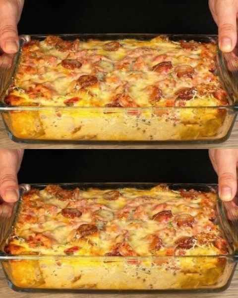 Torta Salgada Italiana de Forno Fácil e Bem Recheada
