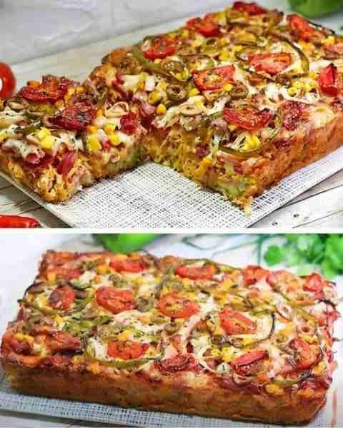 Torta X-Tudo de Forno Bem Recheada