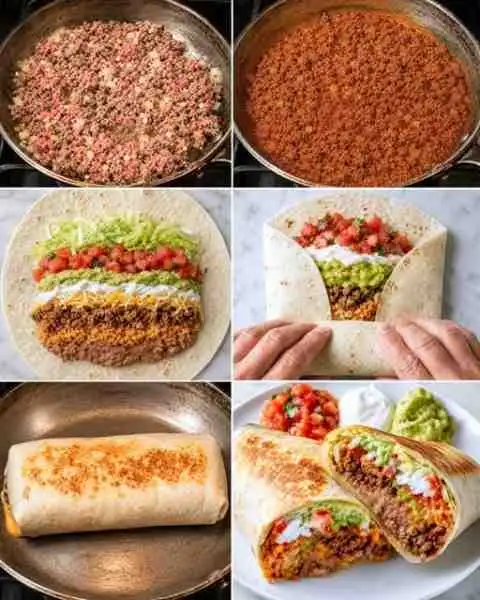 Tortilha Recheada de Carne e Queijo — Muito Fácil
