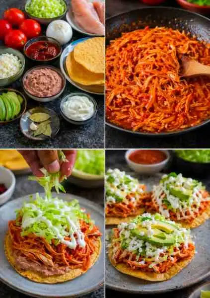Tortilhas Crocantes com Frango Desfiado ao Molho — Receita Tradicional