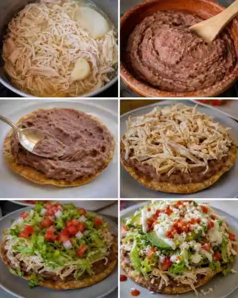 Tortilhas Crocantes com Frango e Feijão