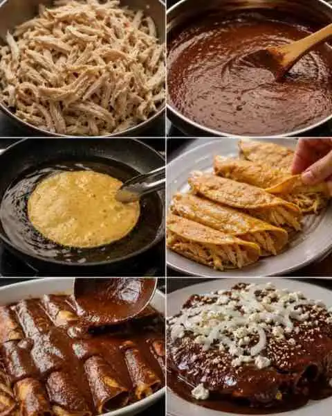 Tortilhas Recheadas ao Molho Tradicional de Especiarias (6 Porções)