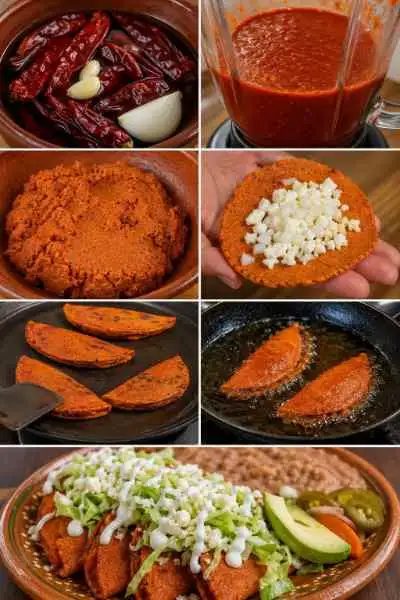 Tortilhas Recheadas ao Molho Vermelho (4 Porções)