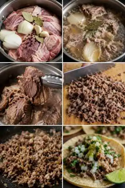 Tortilhas Recheadas com Carne de Cabeça — Receita Tradicional
