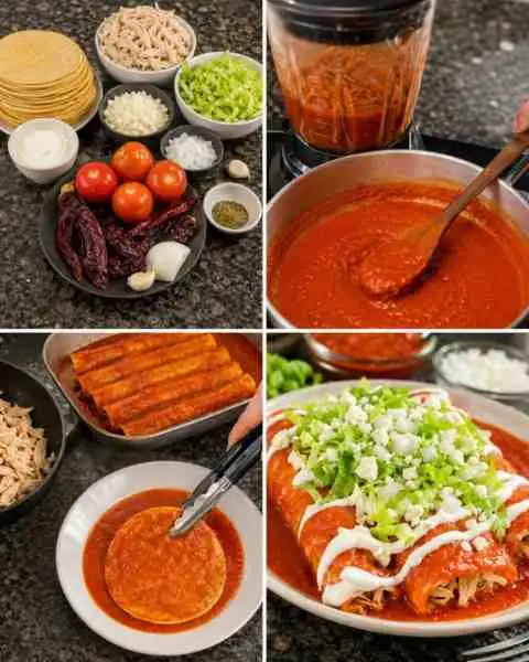 Tortilhas Recheadas com Frango e Queijo