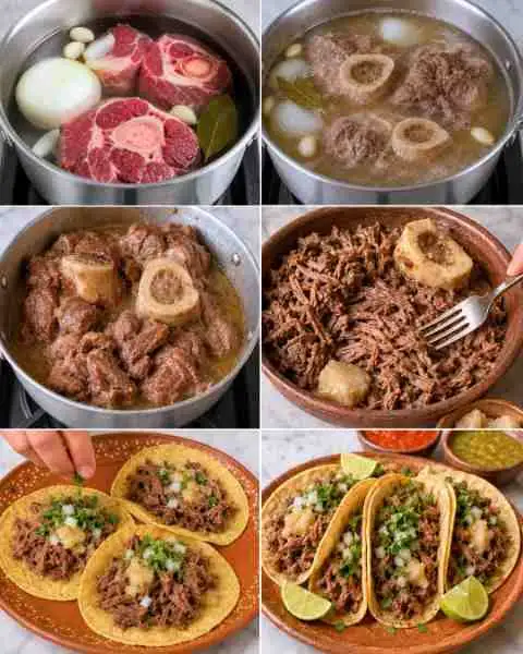 Tortilhas Recheadas com Ossobuco Bovino