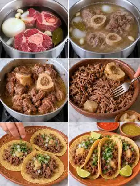Tortilhas Recheadas com Ossobuco Cheias de Sabor