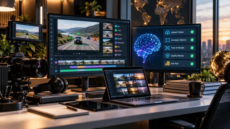 Vaga freelancer remota na Turing para brasileiros trabalharem com vídeos e inteligência artificial