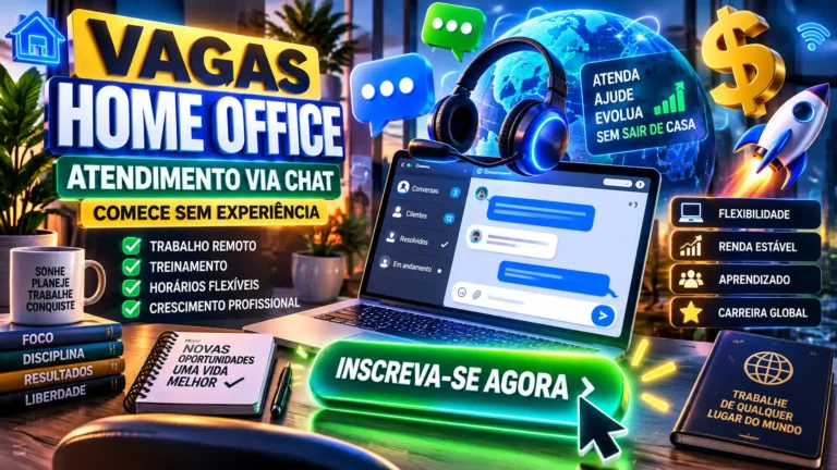 Vagas de Atendimento ao Cliente e Suporte Via Chat: Oportunidades Remotas Para Começar Sem Experiência
