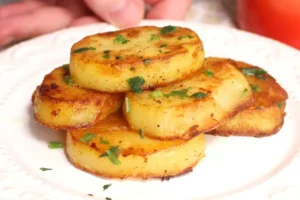 Imagem de medalhão de batata cremoso