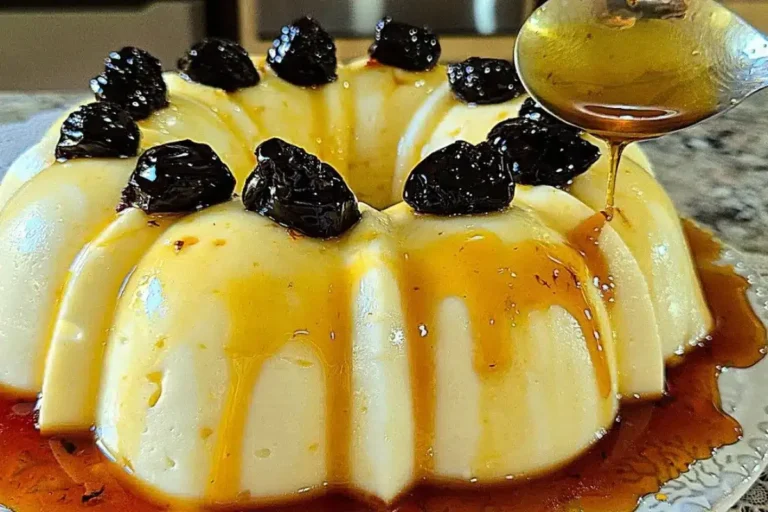 Manjar de coco com ameixa para servir no fim de semana com um toque especial no preparo