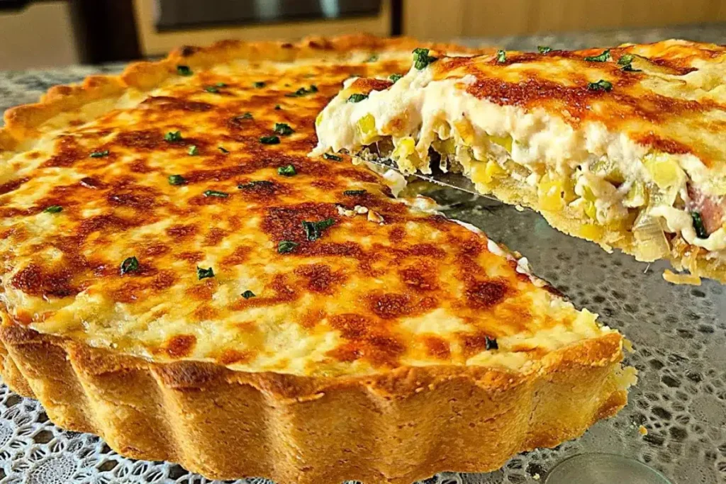 Massa para quiche com recheio caprichado e modo de preparo bem explicado