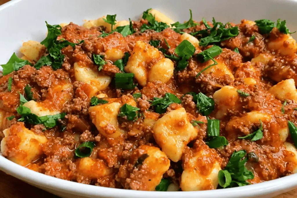 Nhoque de batata com etapas simples para montar e servir com capricho