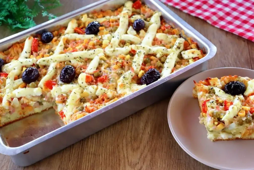 Torta à portuguesa com massa no ponto e uma finalização que faz diferença