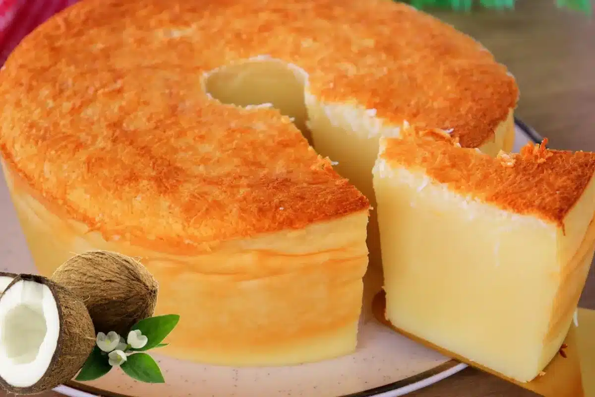 Bolo baeta com ingredientes organizados e preparo simples para o lanche