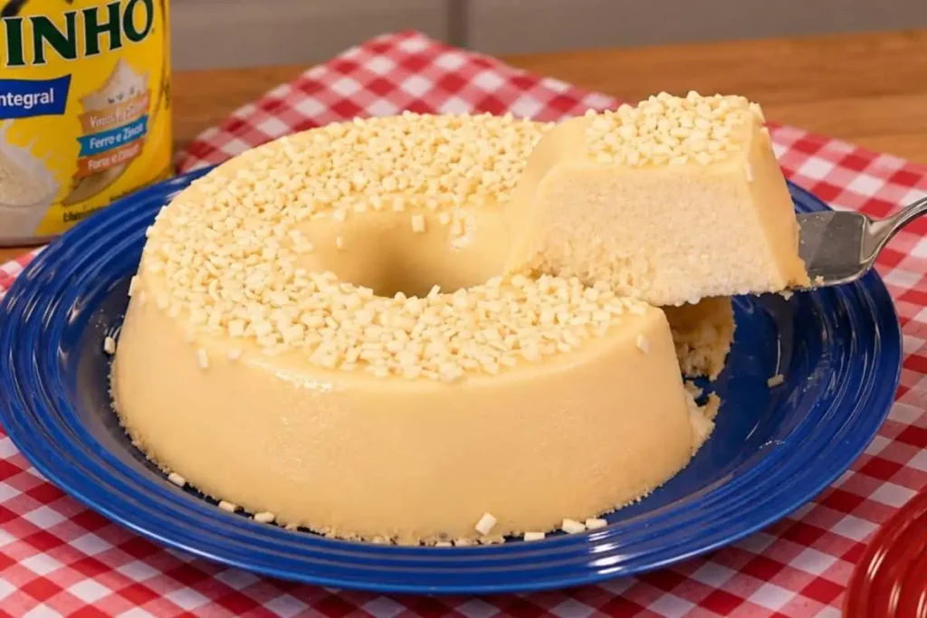 Brigadeirão de leite Ninho com camadas bem montadas e uma apresentação que abre o apetite