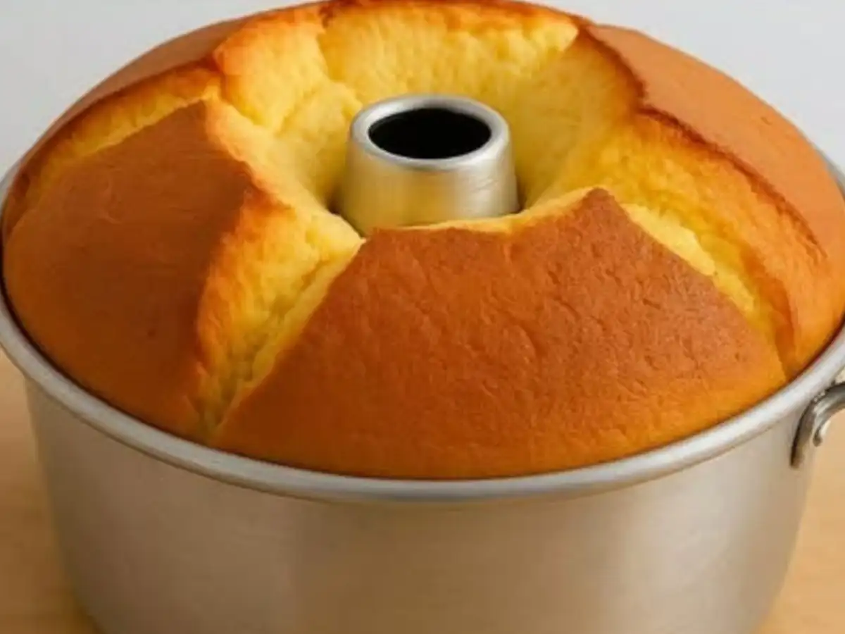 Bolo Chiffon Japonês Tradicional Muito Leve e Aerado