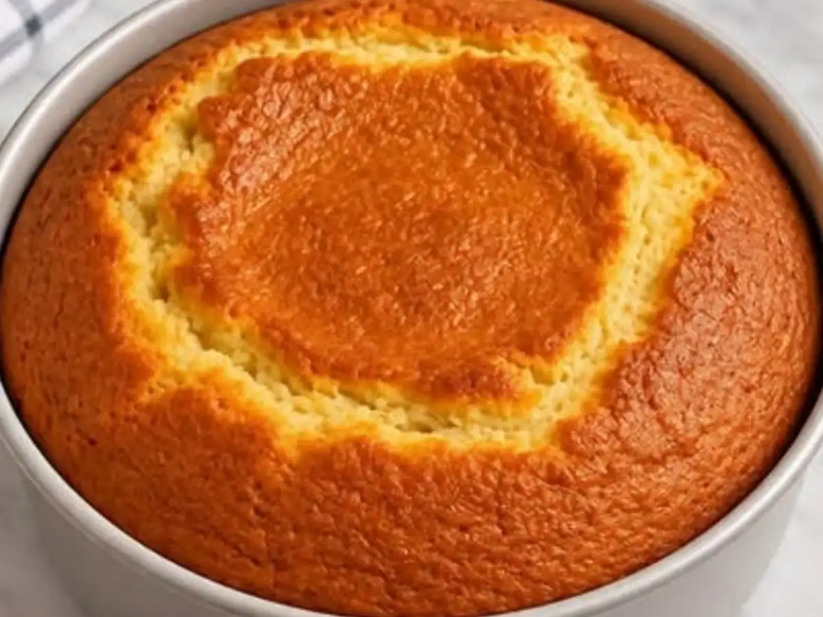 Bolo do Padre de Três Ingredientes com Massa Fofinha