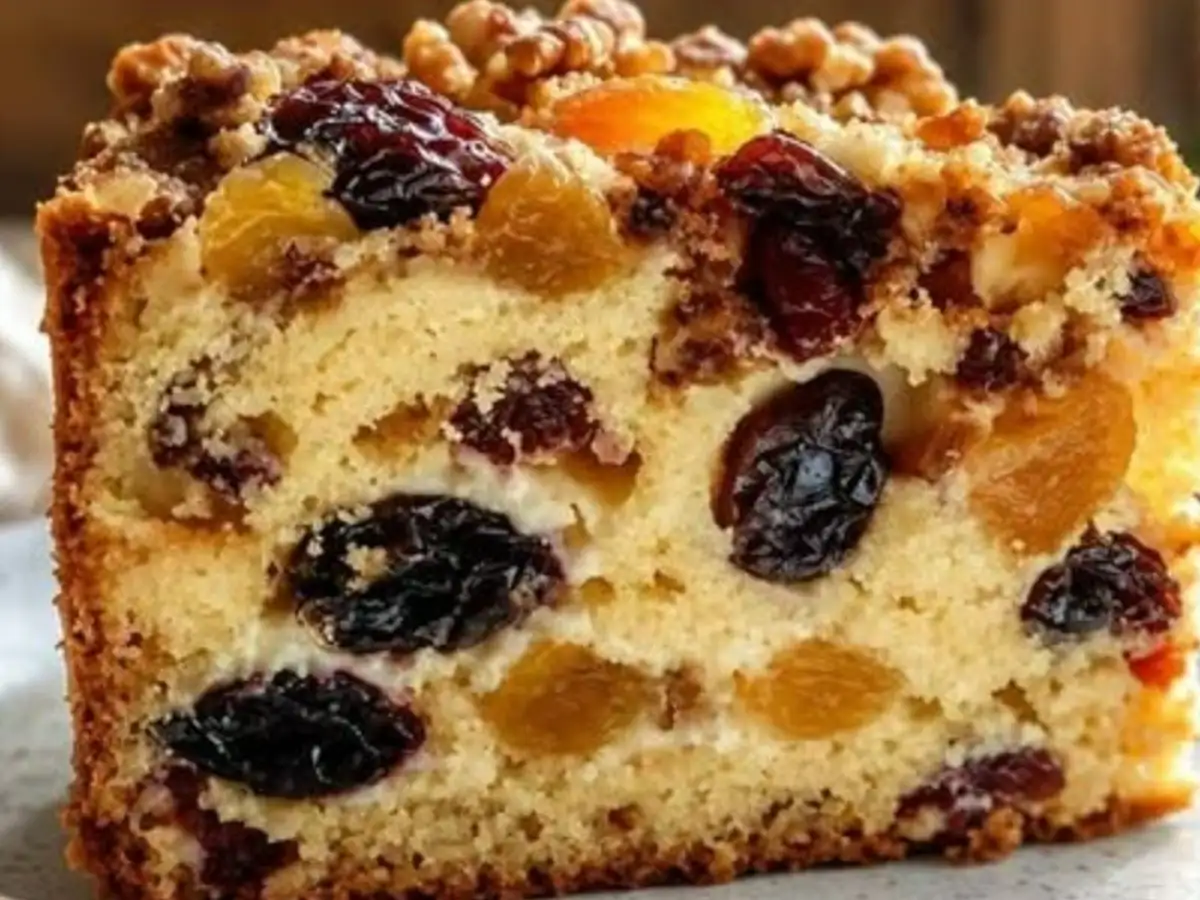 Bolo Especial de Frutas Secas e Nozes para Festas