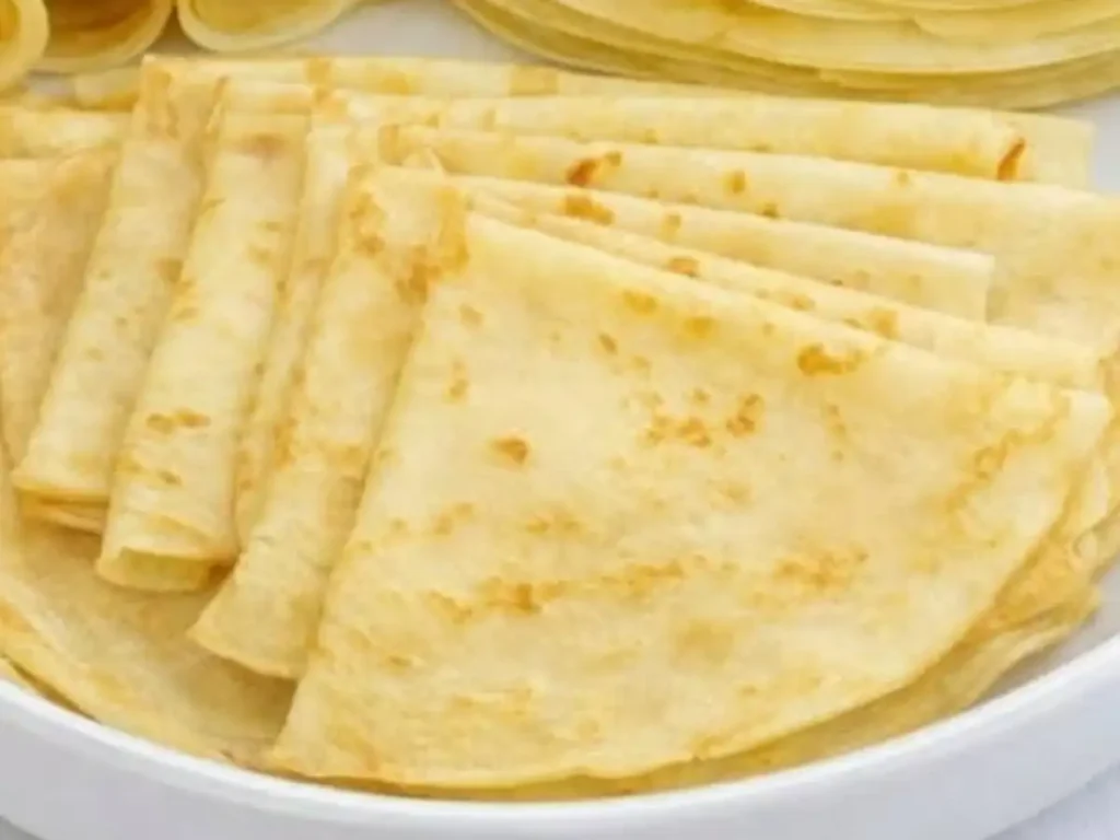 Massa de Panqueca sem Leite Fina e Flexível para Rechear
