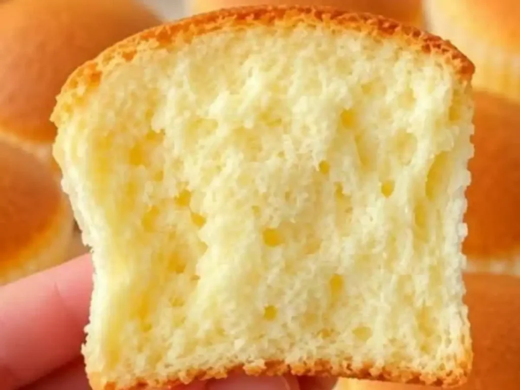 Mini Bolos Esponja Chineses Leves e Altinhos em Forminhas