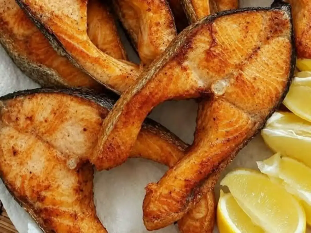 Peixe frito sequinho