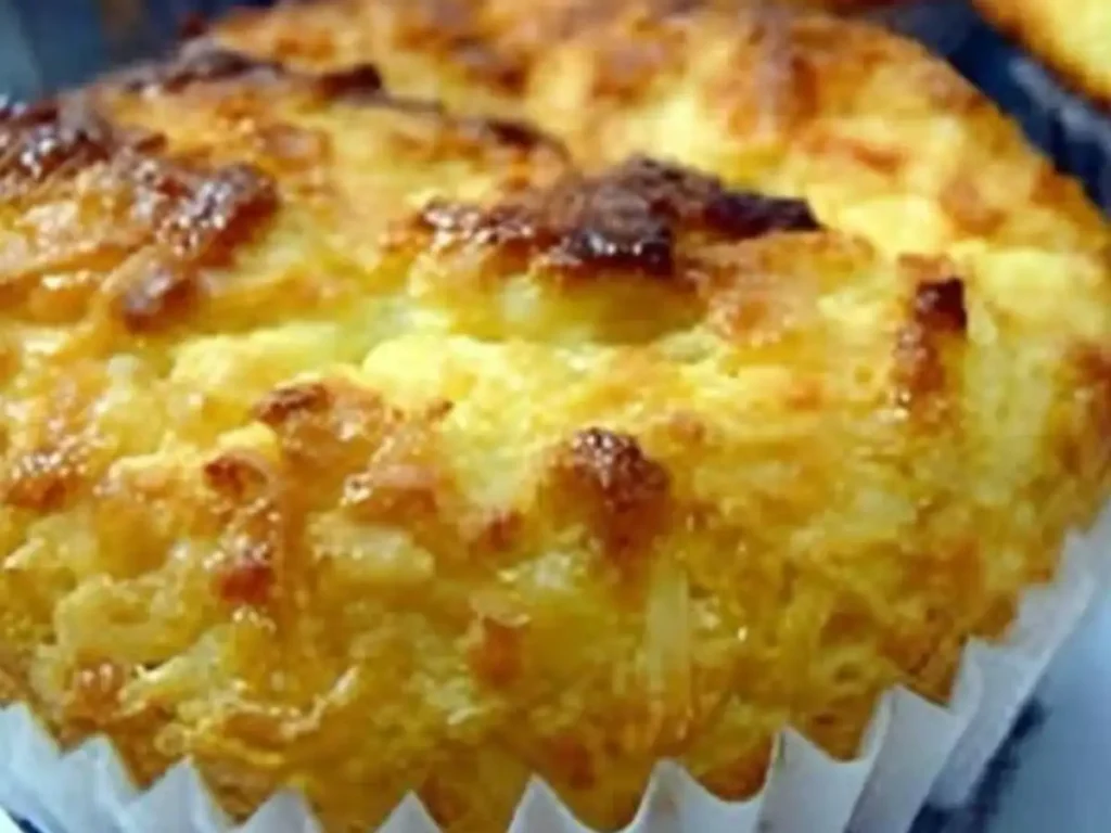 Queijadinha de Leite Condensado com Coco e Queijo Bem Úmida