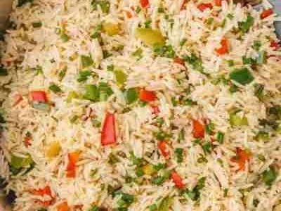 Arroz à Grega Colorido e Soltinho