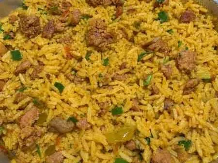 Arroz à toscana delicioso