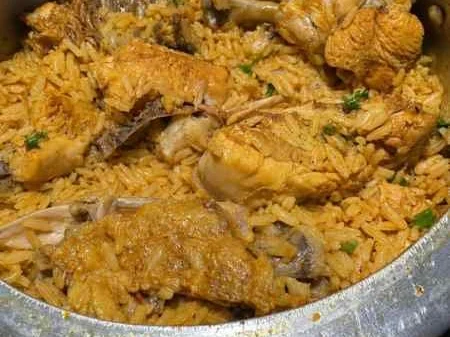 Arroz com frango gostoso