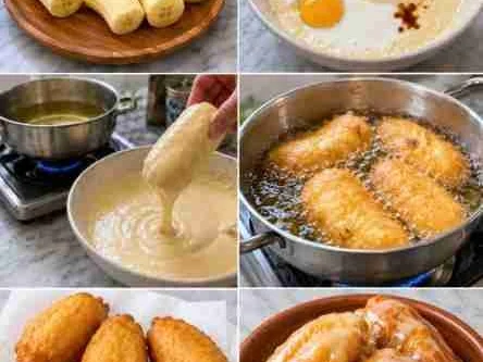 Bananas-da-terra empanadas da mãe