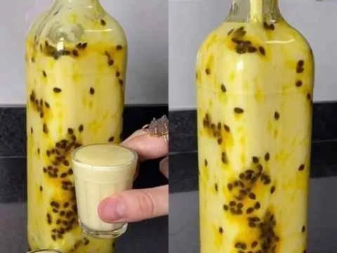 Batida de Maracujá Simples (com chocolate branco)