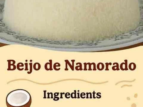 Beijo de Namorado (sobremesa cremosa de coco)