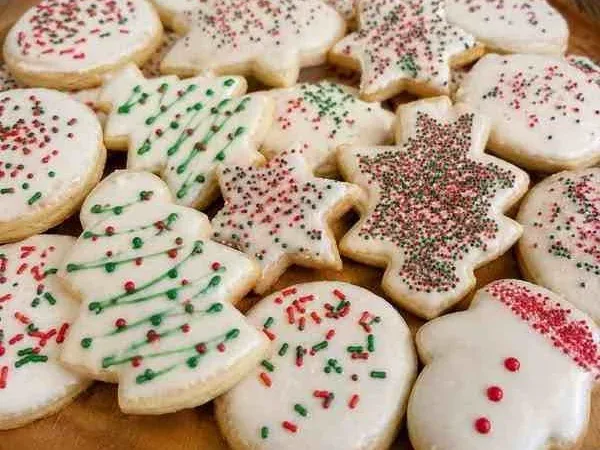 Bolacha de Natal com Glacê