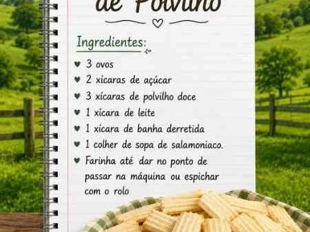 Bolacha de Polvilho Caseira