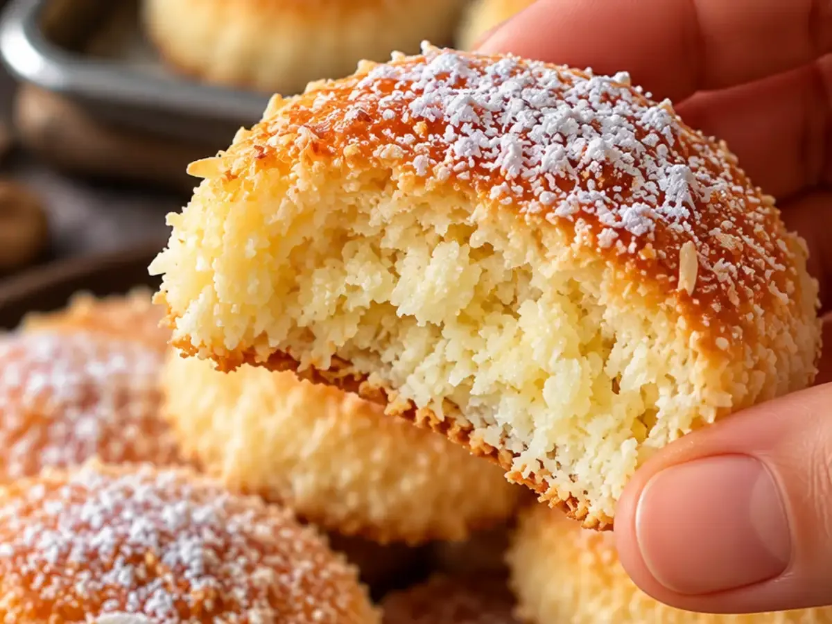 Bolachinha de Coco Super Fácil