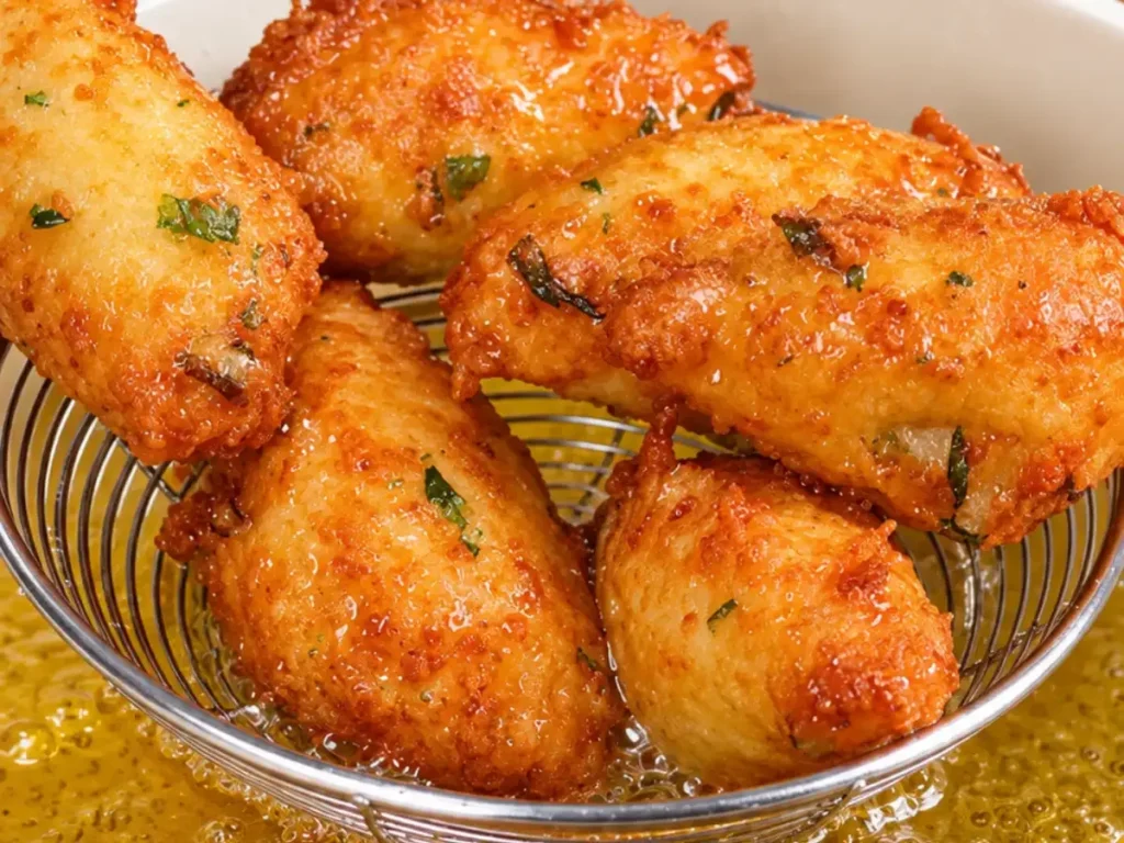 Bolinho de Arroz com Queijo Super Crocante