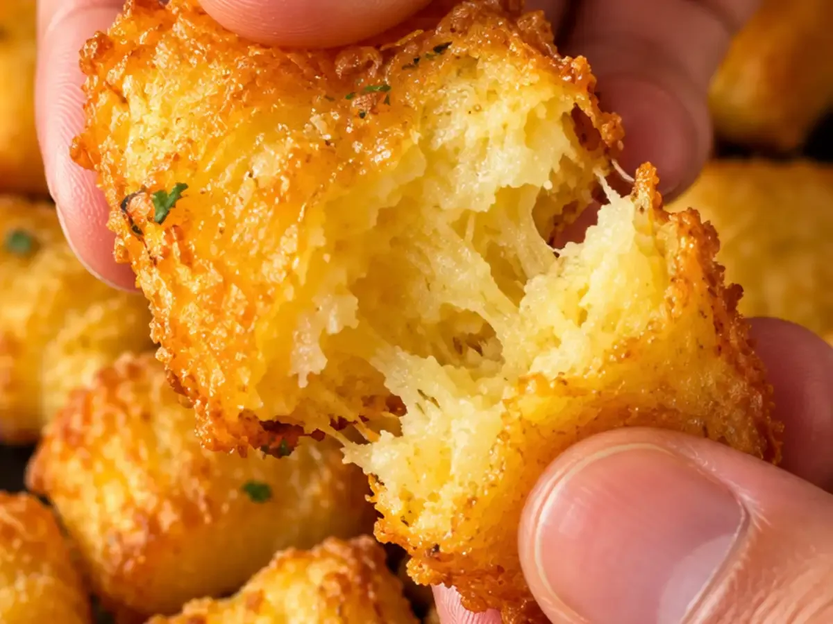Bolinho Travesseiro Fofinho com Queijo