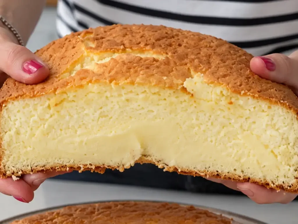 Bolo Algodão (3 Ingredientes) — Sem Farinha, Super Fofinho