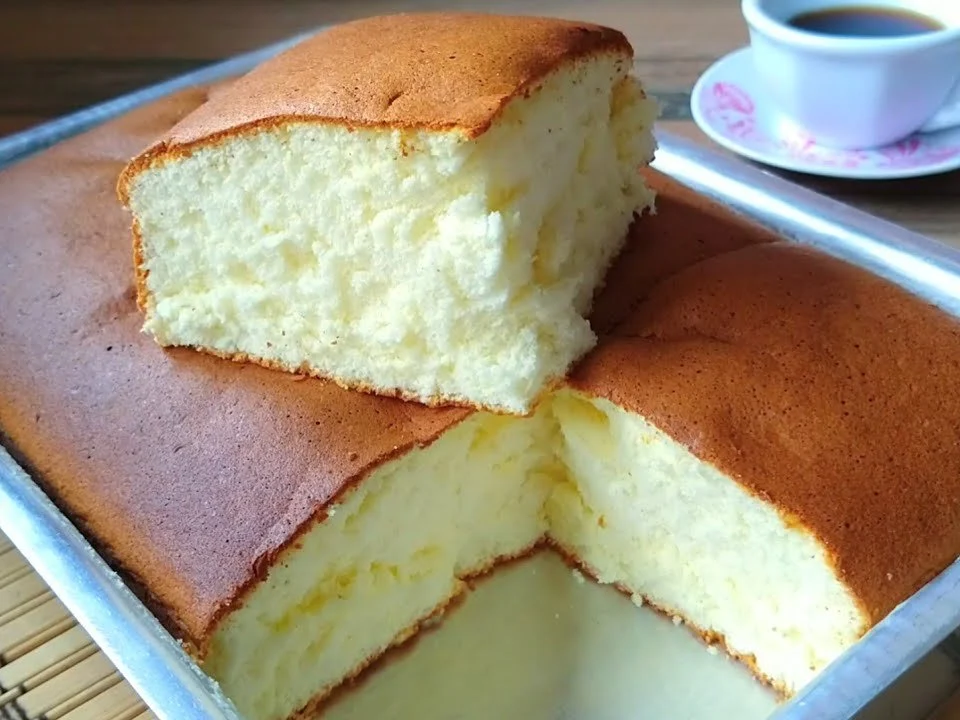 Bolo Algodão de Leite Condensado (sem farinha de trigo)