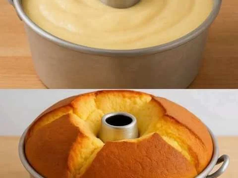 Bolo Chiffon de Farinha de Arroz que Derrete na Boca
