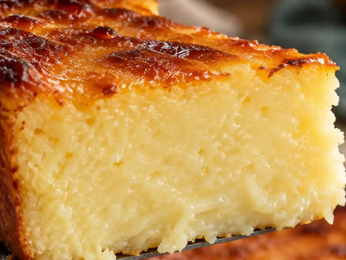 Bolo Creme de Mandioca (estilo pudim)